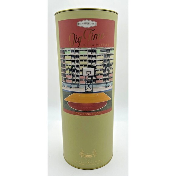 Jig Time 1000 Piece Jigsaw Puzzle Hong Kong Hoops by DesignWorks w Art Print NEW - Picture 1 of 7